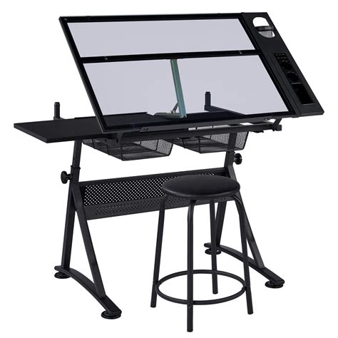 Buy Yaheetech Drafting Table Wstool Height Adjustable Multifunctional