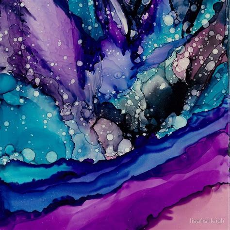 Amethyst Water Painting Living Well Silk Scarves Rocks And Crystals