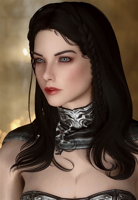 The Elder Scrolls Skyrim Rxkx Serana Black Hair Female Female Only