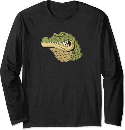 Crocodile Long Sleeve T Shirt Uk Clothing