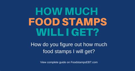 How much food stamps will i get calculator. How Much Food Stamps Will I Get? - Food Stamps EBT