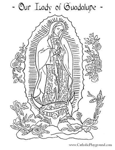 Virgen De Guadalupe Coloring Pages Zsksydny Colori Vrogue Co