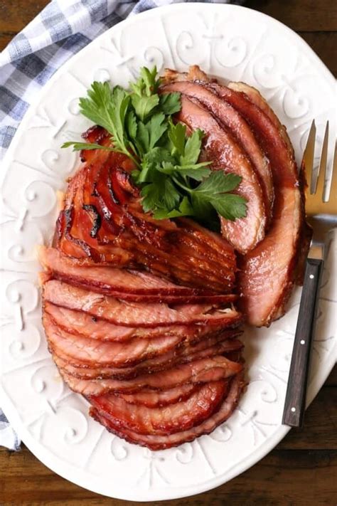Bourbon Glazed Ham Mantitlement
