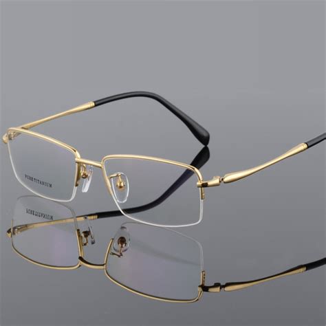 56 18 142 Pure Titanium Glasses High Quality Men Frame Prescription Men Designer Glasses Frame