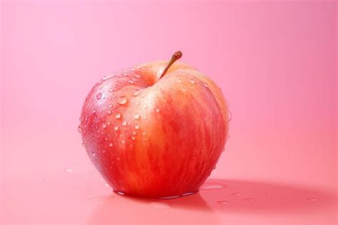 Premium AI Image Pink Perfection A Fresh Juicy Peach Temptation