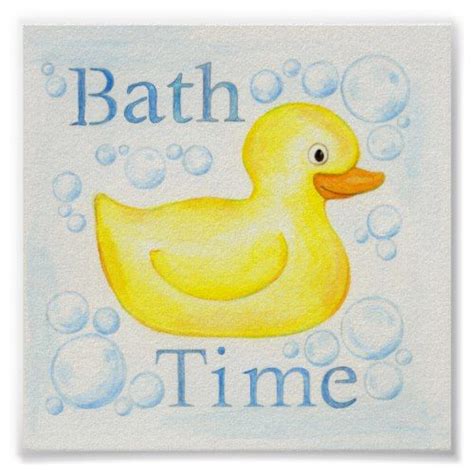 Like ernie, i have a particular fondness for rubber duckies (rubber ducky, you're the one …). Kunst YELLOW RUBBER DUCKY BATHROOM ART PRINT POSTER Room ...