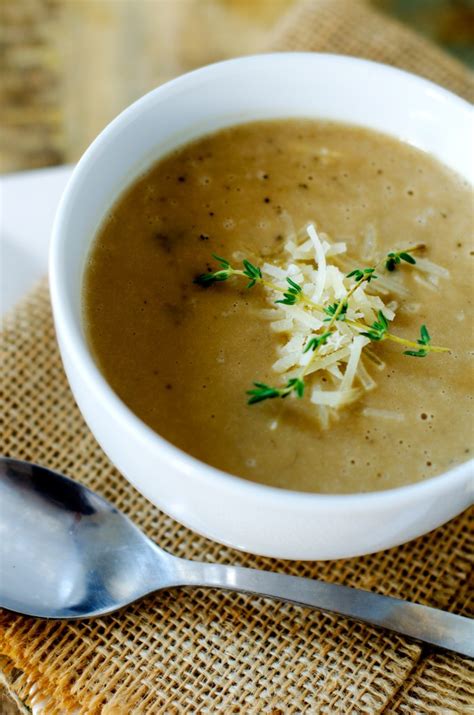 Salt and pepper to taste. Roasted Garlic Soup with Quinoa Cream - Wendy Polisi