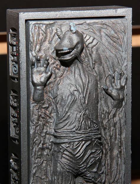Jar Jar Binks In Carbonite No One Is Rushing To Rescue This Guy