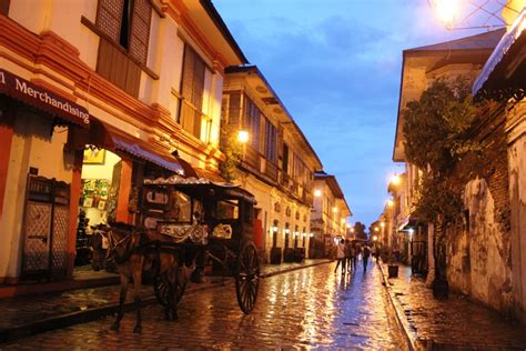 Calle Crisologo In Vigan Cityhistorical Places In The Philippines