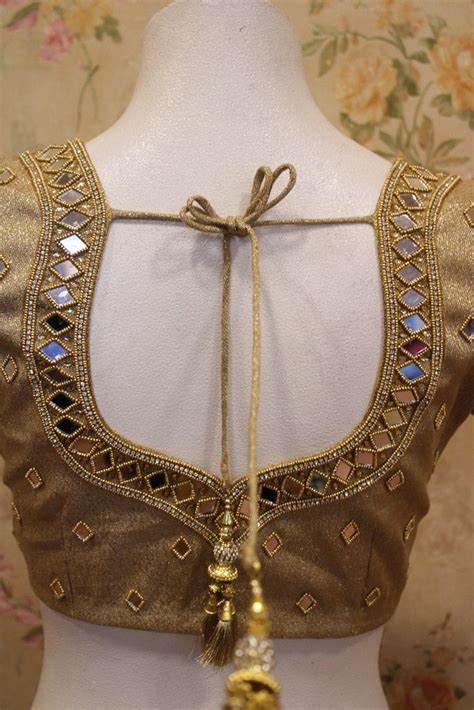 Stone Work Embroidery Blouse For More Info Call Or Msg 91 9962555441