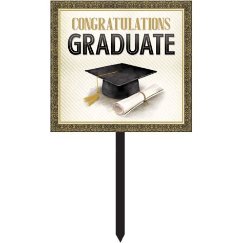 Classic Graduation Yard Sign Party At Lewis Elegant Party Supplies