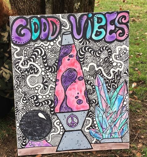 Trippydraws Trippy Painting Hippie Painting Art Painting Acrylic