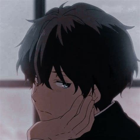 Anime Pfp Sad Anime Sad Glitch Aesthetic Manga Dark Discord Boy Pp Emoji Kawaii Depressiva