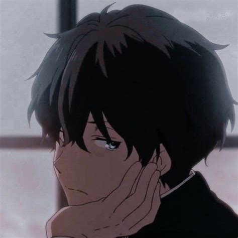 Anime Pfp Sad Anime Sad Glitch Aesthetic Manga Dark Discord Boy Pp