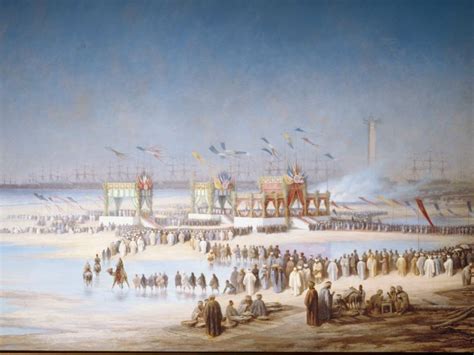 Edouard Riou 1833 1900 Cérémonie Dinauguration Du Canal De Suez à