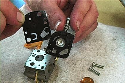 Make sure to set the engine aside. How to Clean a 2 Cycle Engine Carburetor ...