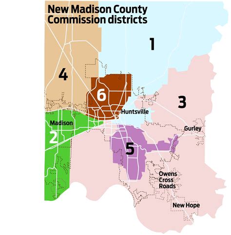 Madison County Adopts New Commission Districts To Reflect Population