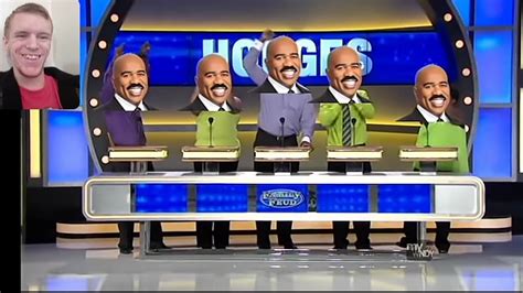 One image shows harvey laughing. Reaction - Steve Harvey has a secret family! - YouTube