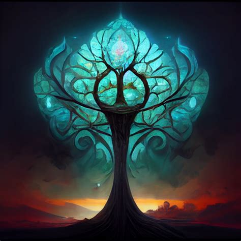 Tree Of Life Fantasy Midjourney Openart
