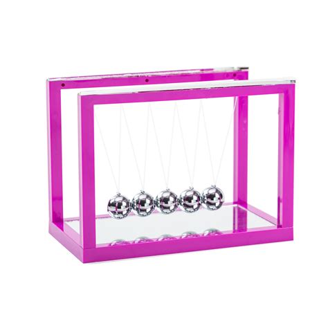 newtons cradle balance balls 5 pendulum balls with mirror