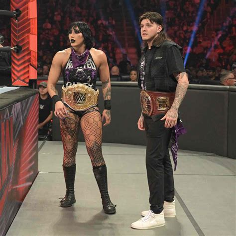 Rhea Ripley And Dominik Mysterio Monday Night Raw August WWE Photo