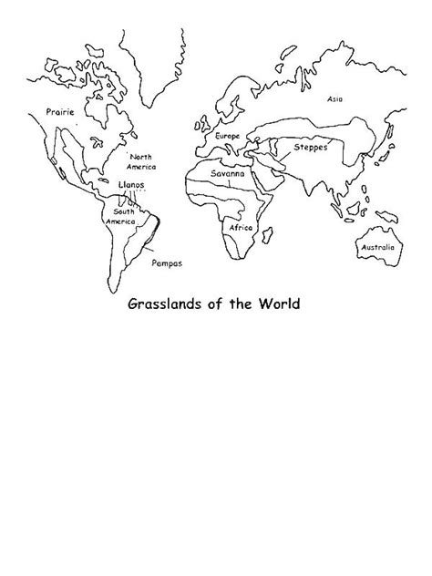 World Geography Coloring Pages At Free Printable