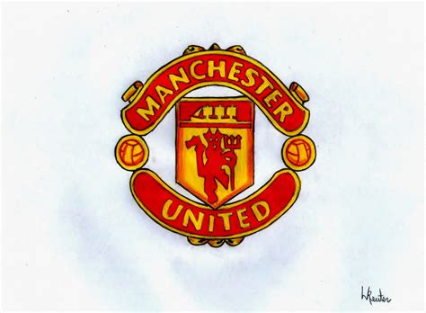 Guuhdesenhos Como Desenhar Escudo Do Manchester United How To Draw