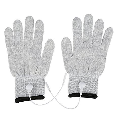 conductive glove 1 pair conductive electrode massage gloves electrode hand gloves with