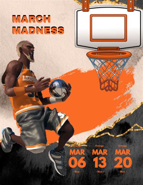 Basketball Template Postermywall