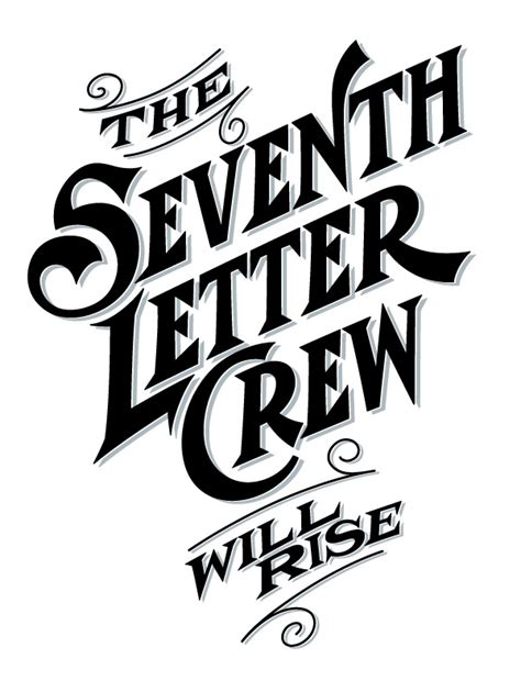 Which is a, b, c, d, e, f, g. The Seventh Letter Fall on Behance