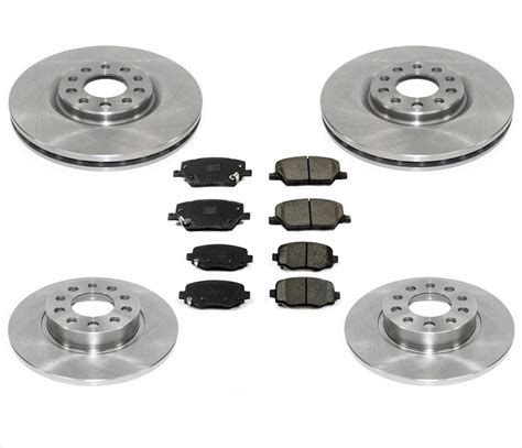 Front And Rear Disc Brake Rotors And Brake Pads Fits For Jeep Renegade 2015