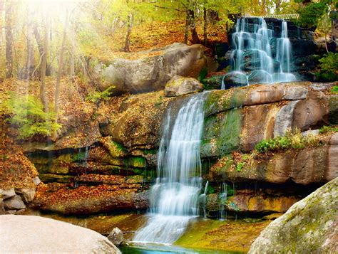 Rocks Waterfall Wallpapers Wallpaper Cave