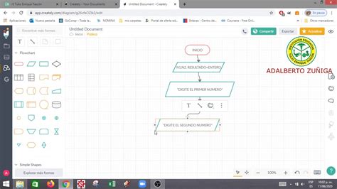 Diagramas Con Creately Youtube