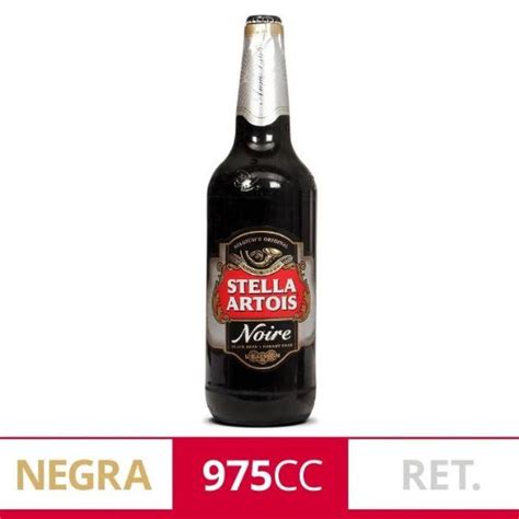 Cerveza Stella Artois Noire Pura Malta Retornable Botella X 975 Cc