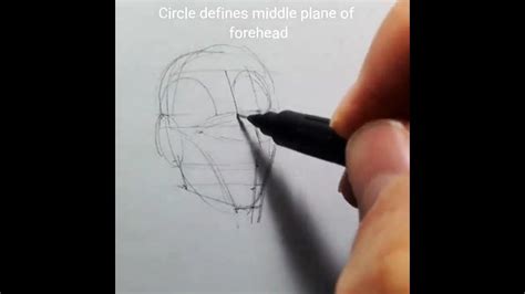 How To Draw A Forehead Youtube