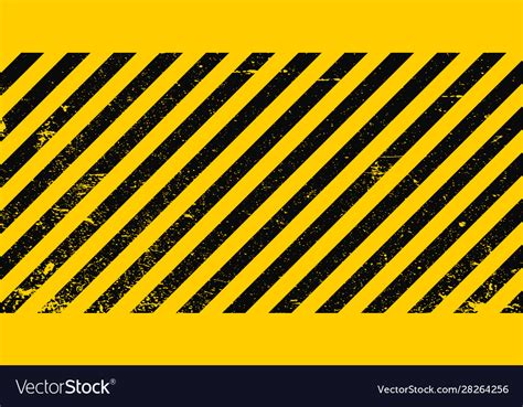 Industrial Background Warning Frame Grunge Yellow Vector Image