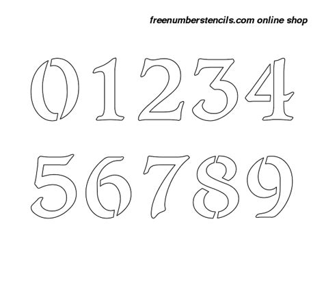 3 Inch Number Stencils Free Printable Stencil Letters 3 Inch 1000