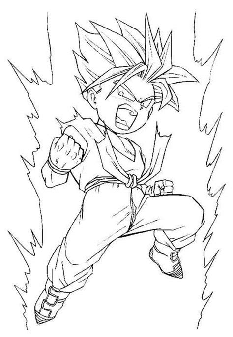 Maybe you would like to learn more about one of these? Awesome Dragon Ball Z Coloring Pages Black and White - Free Printable Coloring Pages