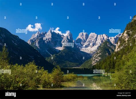 Lago Di Landro Dürrensee South Tyrol Italy Stock Photo Alamy