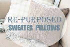 Re Purposed Sweater Pillows Tidbits
