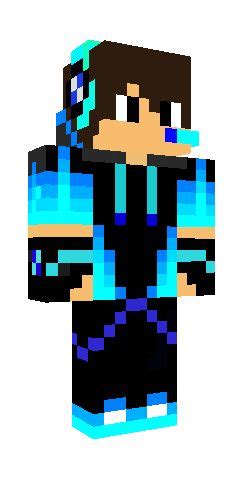 Blue Gamer Boy Blue Game Minecraft Skins Cool Minecraft Skins Boy