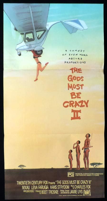 The gods must be crazy 2. THE GODS MUST BE CRAZY II Original Daybill Movie poster