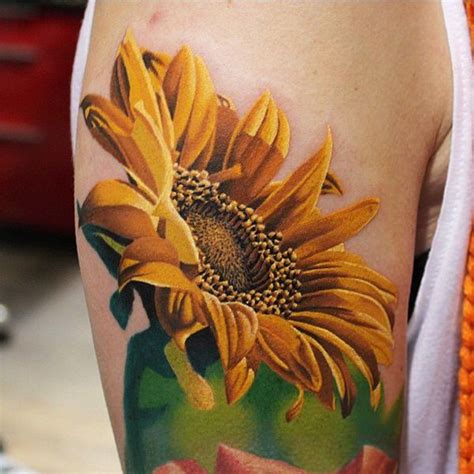 53 Sunflower Tattoos Blossoms Seeking Out Light