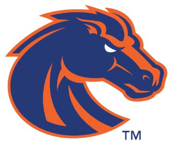Eric kiesau has had a spotty record setting quarterbacks up for success in past oc stints, but boise state offers a better situation by far. Printable Boise State Broncos Logo | Boise state football ...