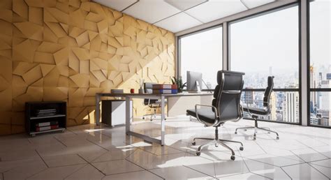 Classic and contemporary office furniture come in all shapes contemporary office designs can be brighten up with futuristic furnishings, stunning wall decor or ethnic interior decorating ideas. Modern Office in Architectural Visualization - UE Marketplace