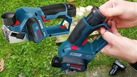 Bosch Gho 12 V 20 Cordless Planer Unboxing And Test Youtube