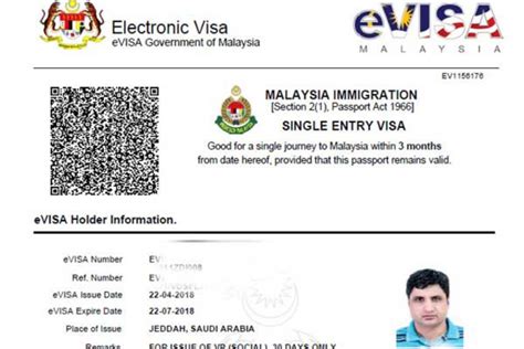 Malaysia Visit Visa Fee For Pakistani Citizens November 2023