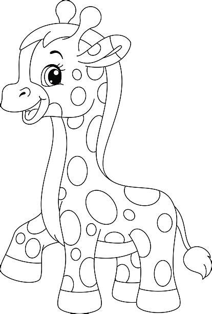 Baby giraffe coloring pages tags : Best Baby Giraffe Illustrations, Royalty-Free Vector ...