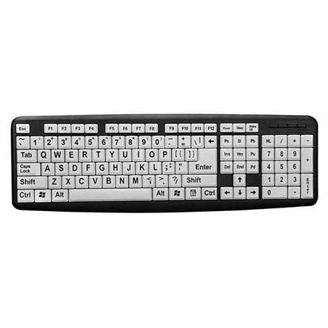 Kotyreds 104 Keys Usb Wired Large Printed Computer Pc Keyboard For