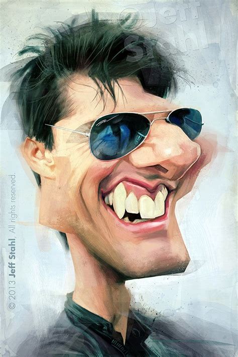 Caricatura De Tom Cruise Celebrity Caricatures Caricature Artist